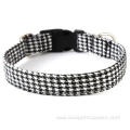 Eco Friendly Sanding Plaid Luxury Pet Cat Collars